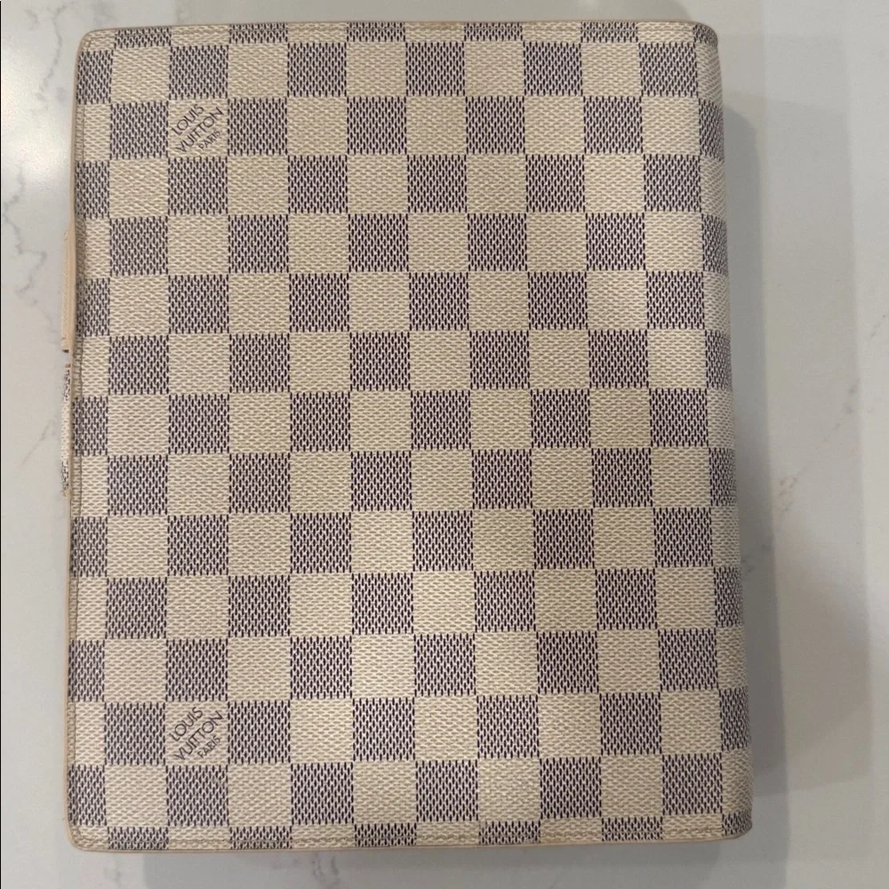 Louis Vuitton Damien azur A5 agenda